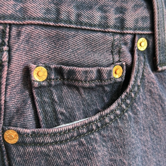 NWT Levi’s 501 90s Women’s purple acid wash size 24 x 30 mid rise straight leg - Picture 8 of 13